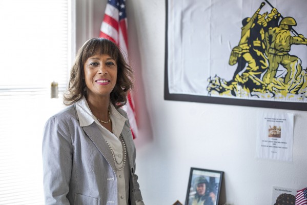 Rhonda Harris founded the Veterans Resource Program in 2011 to provide a place for military veterans to stay. (Photo by: Mark Andrew Boyer)